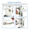 Cerradura electrónica de puerta con control de aplicación TT LOCK, bloqueo, contraseña y tarjeta IC