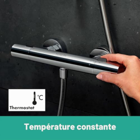 hansgrohe Ecostat Fine Thermostatic Shower Chrome 