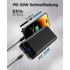 Enerwow Powerbank 27000 mAh, PD 30 W Powerbank Quick Charge