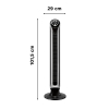 Ventilador de torre Rowenta Eole Infinite: 3 velocidades, control remoto
