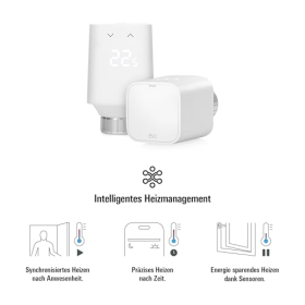 Termostato inteligente para radiador Eve Thermo de quinta generación: ahorra energía, compatible con Alexa y HomeKit.