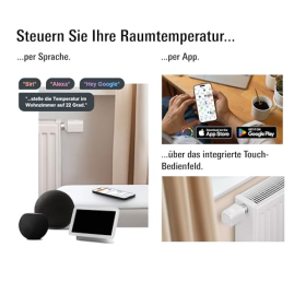Termostato inteligente para radiador Eve Thermo de quinta generación: ahorra energía, compatible con Alexa y HomeKit.
