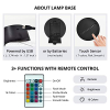 Yan-tech Japan Anime Monkey D Luffy Zoro Manga Action Figure Remote Control 16 Color Changing USB Charging AA Battery 3D LED Night Light