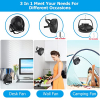 USB Rechargeable Table Fan 6.5", 3 Speed