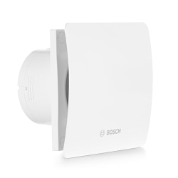 Extractor de baño Bosch 1500, 125 mm, con activación mediante interruptor de luz.