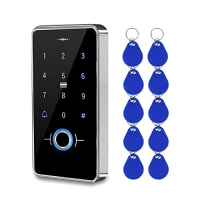 FTSTech door intercom with touchscreen and fingerprints