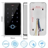 FTSTech door intercom with touchscreen and fingerprints