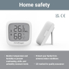 Fire Angel FA7312 Temperature and Humidity Sensor with LCD Display, Wireless, White