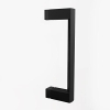 Marwell CITY shower enclosure made of glass, matt black