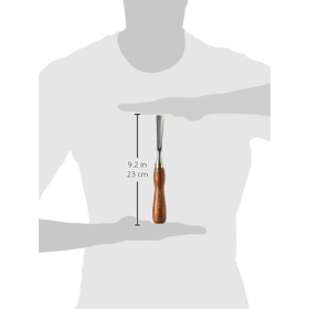 Juego de cuchillos para tallar madera Faithfull, 12 piezas, en estuche de presentación.