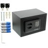 Caja fuerte con código Burg Gärtner 35780 Favor S3 E – protección contra robo, negro, 200x310x200 mm