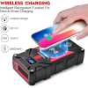 FNNEMGE Starthilfe-Powerbank, 6000 A Spitzenstrom, 12 V (alle Benziner und 10,0 l Diesel), Auto-Upgrade-Booster, mit USB-Quick-Charge 3.0