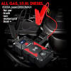 FNNEMGE Starthilfe-Powerbank, 6000 A Spitzenstrom, 12 V (alle Benziner und 10,0 l Diesel), Auto-Upgrade-Booster, mit USB-Quick-Charge 3.0