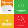 Smartwares carbon monoxide detector, 10-year sensor, display, test button