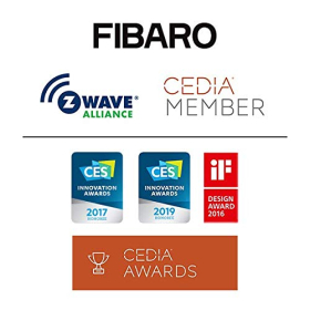 FIBARO The Button FGBHPB-101-1 Bluetooth Smart-Taster Weiß