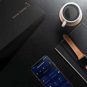 FIBARO Home Center 3 – Smart Z-Wave Plus Hub para controlar una casa inteligente (FGHC3 EU/UK, negro