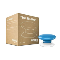 FIBARO The Button Blue: portable wireless Z-Wave Plus button for smart home