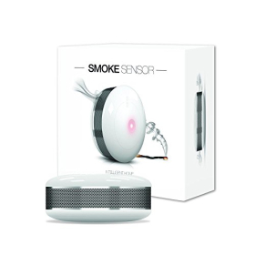 Detector de humo FIBARO FGSD-002, batería de litio, 6,5 cm, 0–55 °C, 0–93 % de humedad