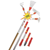 WOLF-Garten FKM Multi-Change Garden Scraper Cleaning Tool Head, Red, 29.5 x 4.5 x 1.9 cm