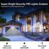 Tailcas Foco LED Exterior 30W con Sensor de Movimiento, Foco Exterior LED Súper Brillante 2700lm, Proyector Impermeable IP66, Iluminación de Seguridad Exterior 6500K para Jardín, Patio, Garaje [Clase de eficiencia energética F]
