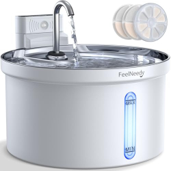 Fuente para gatos FEELNEEDY de 3,5 l con sensor