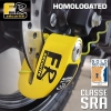FR Security FR410Y Motorcycle Anti-Theft Device SRA, Alarm 120dB, Anti-Drill Protection