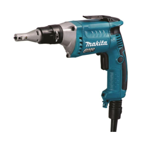 Сетевая шуруповерт Makita FS6300R с ограничителем глубины, 570 Вт, синий