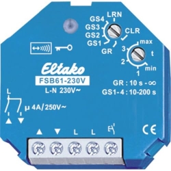 Actuador inalámbrico Eltako FSB61-230V para persianas y sombreado, 4 A