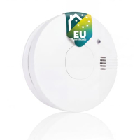 Smartwares smoke detector with optical sensor and replaceable battery