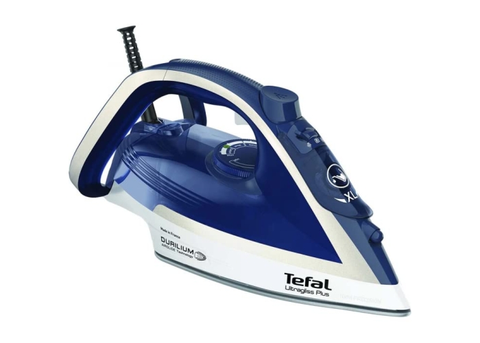 Tefal Ultimate Pure FV6812E0 Bügeleisen Dampfbügeleisen 2800 W Blau Silber Tefal Ultimate Pure FV6812E0 Bügeleisen Dampfbügeleisen 2800 W Blau Silber