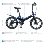 Blaupunkt Fiete 20 inch E-Folding Bike – Cosmos Blue/Black/Model 2022