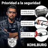 KOHLBURG bicycle lock, 110 cm, with combination lock and high-security tweezers.