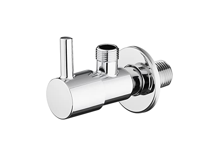 GRIFEMA angle valve with handle for washbasins, wall connection and 3/8 inch connection, brass GRIFEMA angle valve with handle for washbasins, wall connection and 3/8 inch connection, brass
