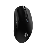 Беспроводная игровая мышь Logitech G305 Lightspeed с сенсором HERO 12.000 DPI, чёрная