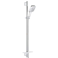 Grohe 26586000 Rainshower 130 SmartActive Cube, Duschset, 3 Strahlarten