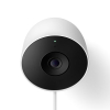 Google Nest Cam Outdoor kabelgebunden 2. Gen – 2K Sicherheitskamera, Weiß