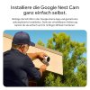 Google Nest Cam Outdoor kabelgebunden 2. Gen – 2K Sicherheitskamera, Weiß