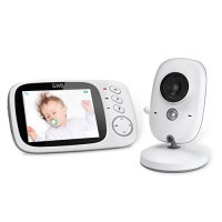 GHB Babyphone mit 3,2" Farbdisplay und Nachtsicht