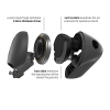 STUDIO NOD FREENOD Kopfhörer, True Wireless Earbuds für iPhone, In-Ear-Kopfhörer, Studionod Pure Bass Sound, Bluetooth, Kabellose Anrufe