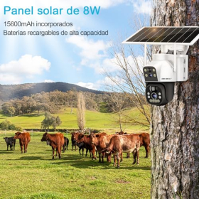 GENBOLT 3G/4G LTE - Сонячна камера безпеки, 2.5K, акумулятор 15600 мАг, SIM-карта