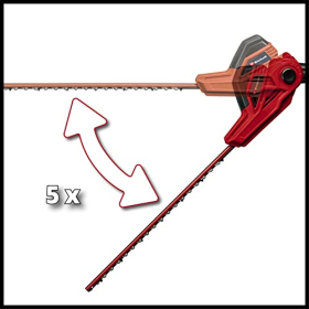 Телескопический кусторез Einhell GC-HH 5056, 500 Вт, регулируемый