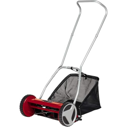 Ручна газонокосарка Einhell GC-HM 400 до 250 м², ширина скошування 40 см, кулькопідшипниковий шпиндель з 5 сталевими ножами