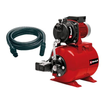 Einhell GC-WW 6538, 650 W, Ansaughöhe 8 m, mit Kabel 1,4 m