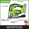 Greenworks GD24JS Akku-Stichsäge mit verstellbarer Bodenplatte