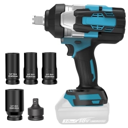 Аккумуляторный ударный гайковерт Makita 2000 Нм, бесщеточный, 3/4 дюйма, 4,0 Ач