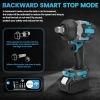Аккумуляторный ударный гайковерт Makita 2000 Нм, бесщеточный, 3/4 дюйма, 4,0 Ач