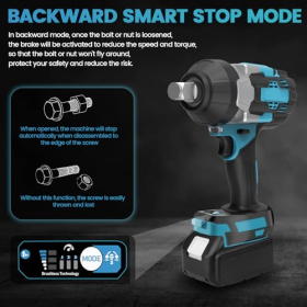 Makita Cordless Impact Wrench 2000 Nm, Brushless, 3/4 inch, 4.0Ah