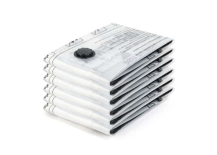 GRIFEMA GH83-6 – 6 Vacuum Storage Bags 80x60 cm, Space Saving for Bedding and Travel GRIFEMA GH83-6 – 6 Vacuum Storage Bags 80x60 cm, Space Saving for Bedding and Travel