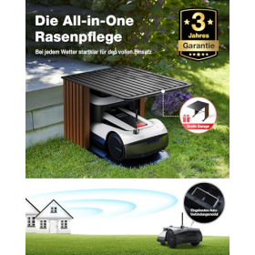 Газонокосилка-робот ECOVACS GOAT G1-2000, для гаража, без ограничительного провода, AIVI, 16 зон