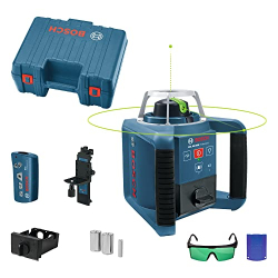 Bosch Professional Rotationslaser GRL 300 HVG – grünes Licht, 300 m